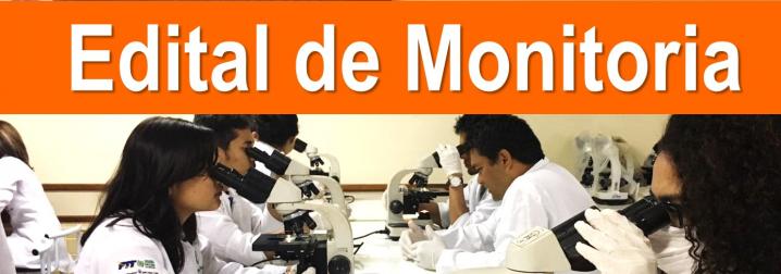 Edital de monitoria - Medicina Veterinária - FIT/UNAMA